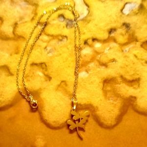 18k gold plated necklace